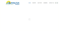 Desktop Screenshot of holidaytrailsresorts.com